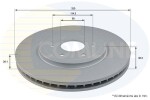 COMLINE Piduriketas COATED ADC0269V