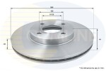 COMLINE Piduriketas COATED ADC0281V