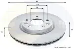 COMLINE Piduriketas COATED ADC0295V