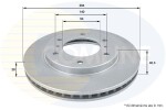 COMLINE Piduriketas COATED ADC0378V
