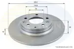 COMLINE Piduriketas COATED ADC0450