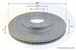 COMLINE Piduriketas COATED ADC0469V