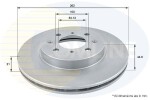 COMLINE Piduriketas COATED ADC0506V