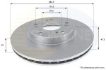 COMLINE Piduriketas COATED ADC0544V