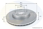 COMLINE Piduriketas COATED ADC0553V