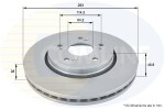 COMLINE Piduriketas COATED ADC0560V