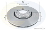 COMLINE Piduriketas COATED ADC1115V