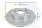 COMLINE Piduriketas COATED ADC1116