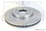 COMLINE Piduriketas COATED ADC1142V