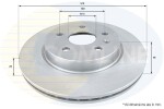 COMLINE Piduriketas COATED ADC1144V
