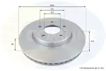 COMLINE Piduriketas COATED ADC1146V