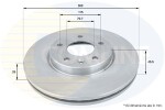 COMLINE Piduriketas COATED ADC1153V