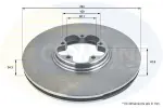 COMLINE Piduriketas COATED ADC1213V