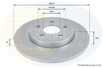 COMLINE Piduriketas COATED ADC1219