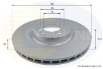 COMLINE Тормозной диск COATED ADC1285V