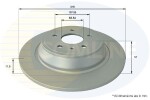 COMLINE Piduriketas COATED ADC1290