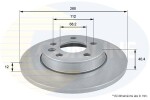 COMLINE Piduriketas COATED ADC1426