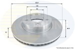 COMLINE Piduriketas COATED ADC1475V