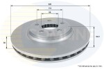 COMLINE Piduriketas COATED ADC1477V