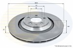 COMLINE Piduriketas COATED ADC1491V
