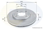 COMLINE Piduriketas COATED ADC1506V