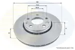 COMLINE Piduriketas COATED ADC1585V