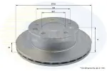 COMLINE Piduriketas COATED ADC1610V