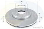 COMLINE Piduriketas COATED ADC1641V
