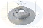 COMLINE Piduriketas COATED ADC1809