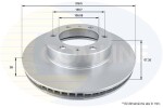 COMLINE Piduriketas COATED ADC2509V