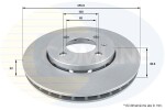COMLINE Piduriketas COATED ADC2600V