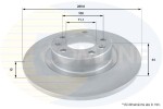 COMLINE Piduriketas COATED ADC2708
