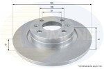 COMLINE Тормозной диск COATED ADC2709
