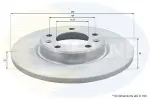 COMLINE Piduriketas COATED ADC2723
