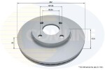 COMLINE Piduriketas COATED ADC2880V