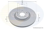 COMLINE Piduriketas COATED ADC2915V