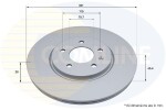 COMLINE Piduriketas COATED ADC2968V