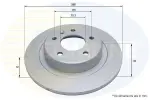 COMLINE Piduriketas COATED ADC2971