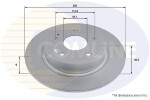 COMLINE Piduriketas COATED ADC2981