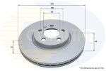 COMLINE Piduriketas COATED ADC2992V