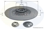 COMLINE Piduriketas COATED ADC3017