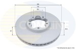 COMLINE Piduriketas COATED ADC5069V