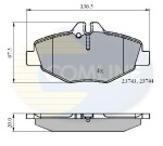COMLINE Piduriklotsi komplekt,  ketaspidur CBP01209