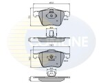 COMLINE Piduriklotsi komplekt,  ketaspidur CBP01280