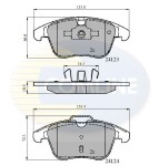 COMLINE Piduriklotsi komplekt,  ketaspidur CBP01591