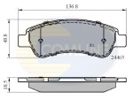 COMLINE Piduriklotsi komplekt,  ketaspidur CBP01604