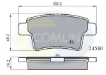 COMLINE Piduriklotsi komplekt,  ketaspidur CBP01713