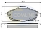 COMLINE Piduriklotsi komplekt,  ketaspidur CBP01765