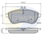 COMLINE Piduriklotsi komplekt,  ketaspidur CBP01786