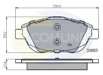 COMLINE Piduriklotsi komplekt,  ketaspidur CBP02027